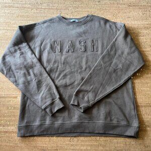 NASH chocolate brown crewneck sweatshirt